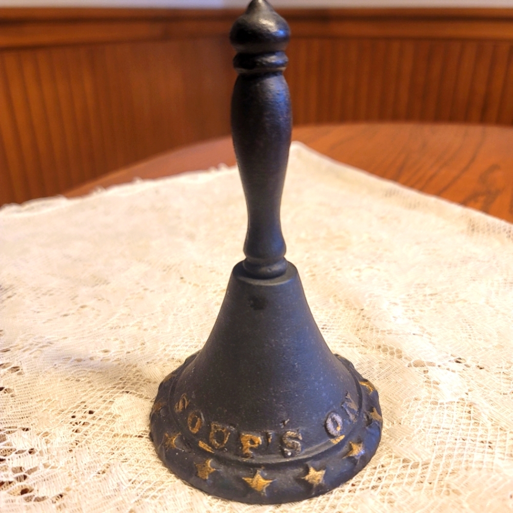 Vintage "Soup's On" Cast Iron Kitchen Decor Bell